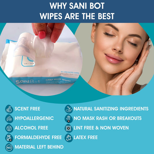 Sani Bot CPAP Mask Wipes